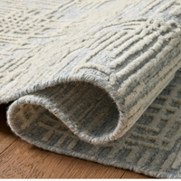 Woodriff WDR-01 Rug [Blue/Bone]