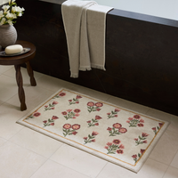 Clove CLO-02 (Chris Loves Julia × Loloi) Bath Mat [Ivory/Rose]
