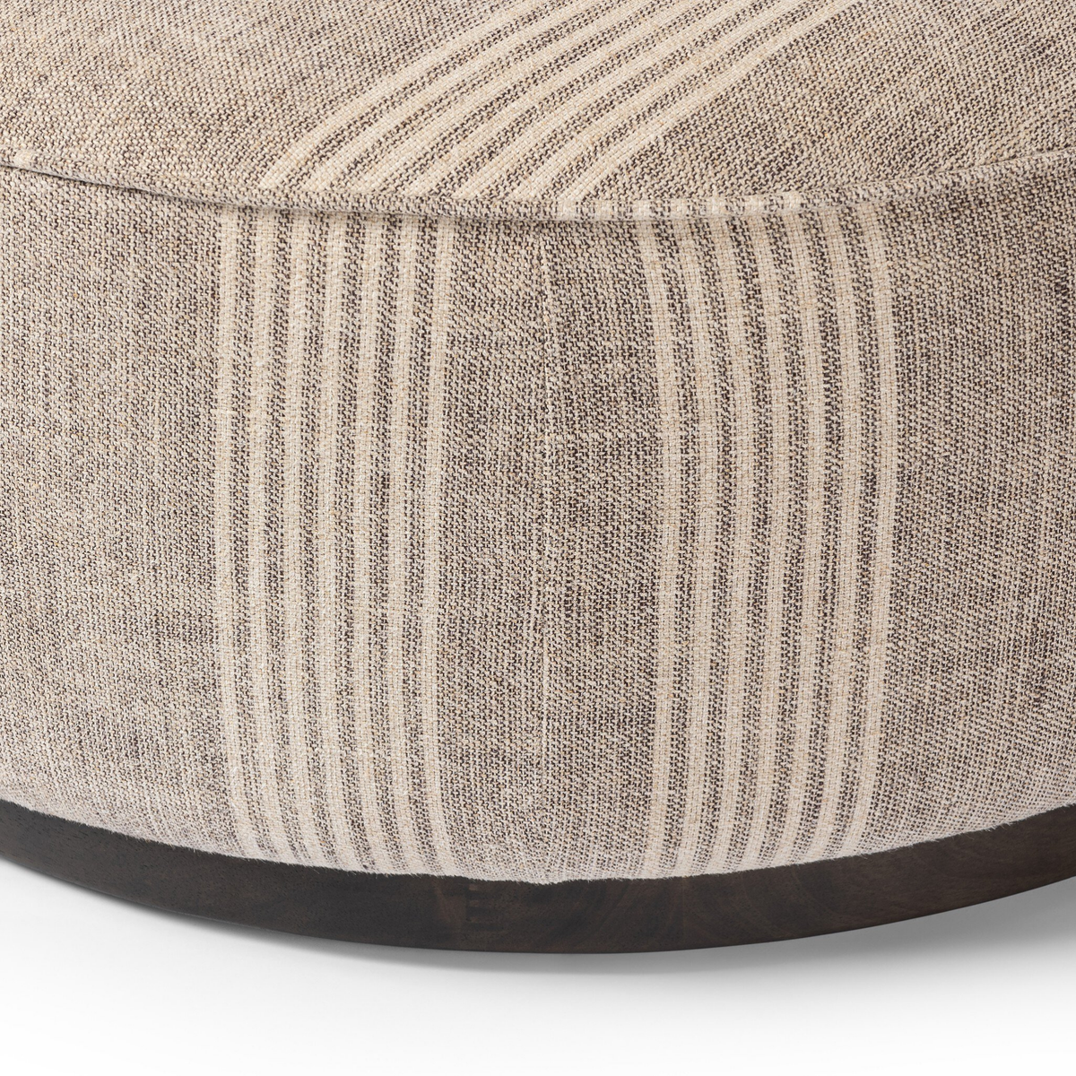 Sinclair Round Ottoman [Manchester Flint]