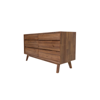 Gia 6-Drawer Dresser [Warm Pecan]