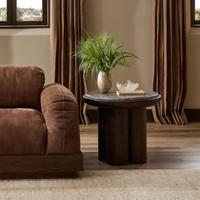 Zeke End Table [w/ Marble Top]