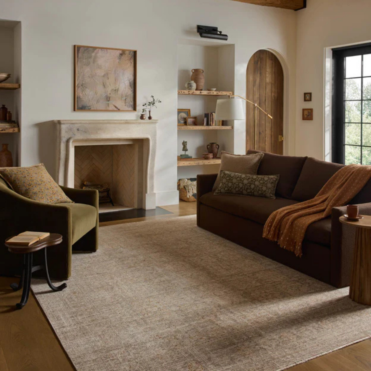 Elora ELR-03 Rug [Natural/Terracotta]