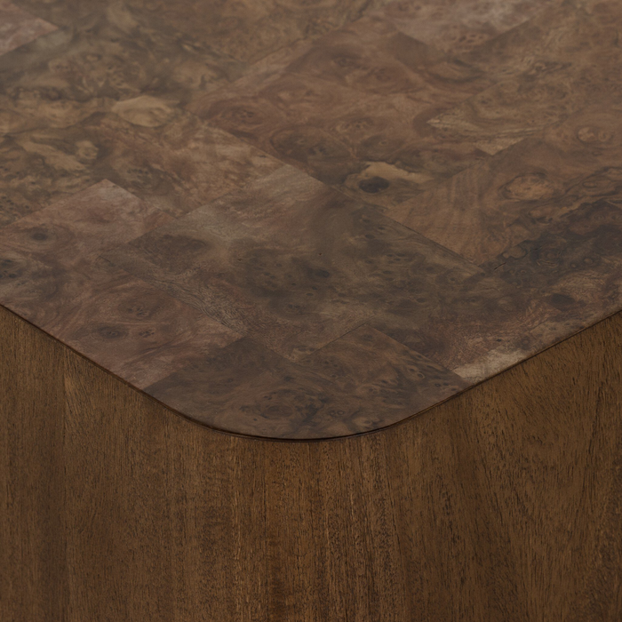 Blanco End Table [Warm Umber Burl]