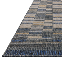 Birch BIR-04 Indoor/Outdoor Rug [Denim/Gold]