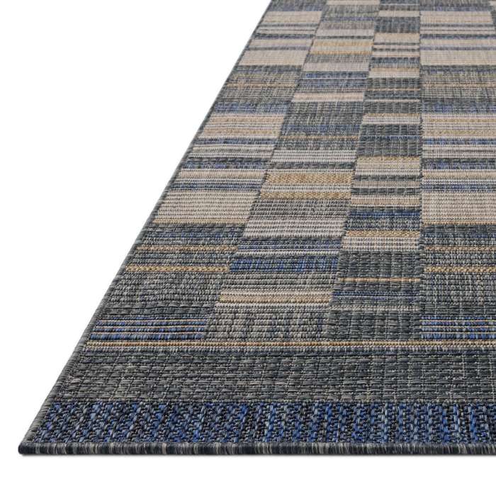 Birch BIR-04 Indoor/Outdoor Rug [Denim/Gold]