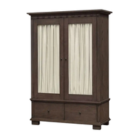 Lissie Tall Cabinet [in Dark Brown]