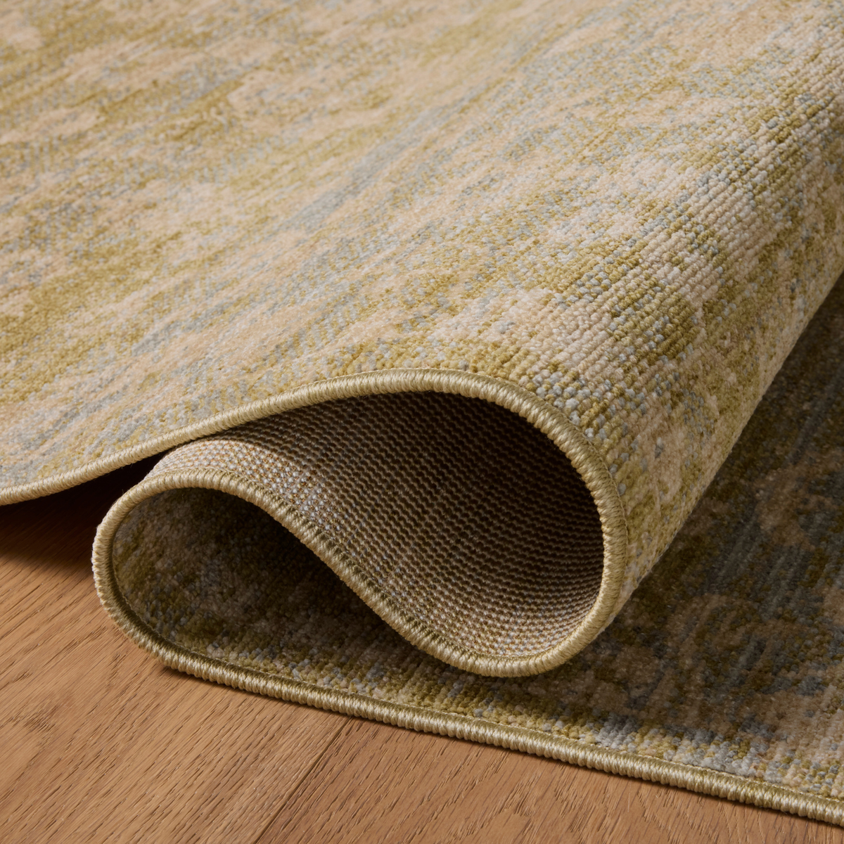 Miriam (Chris Loves Julia × Loloi) MIR-02 Rug [Moss/Sky]