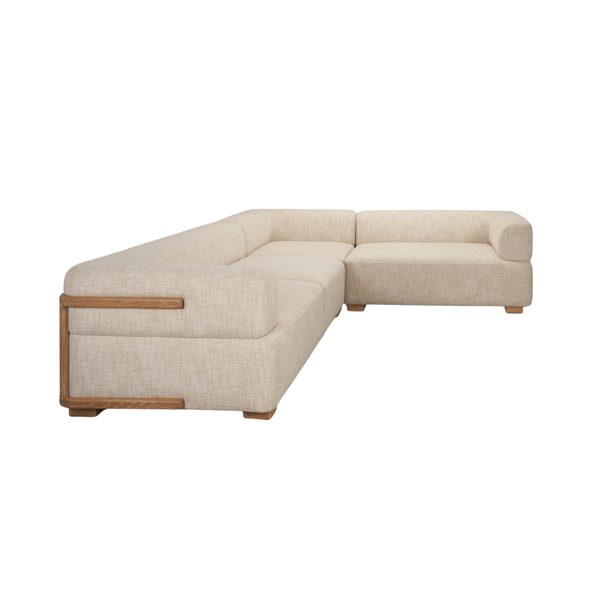 Warner Small 3-Piece Sectional [Beige]