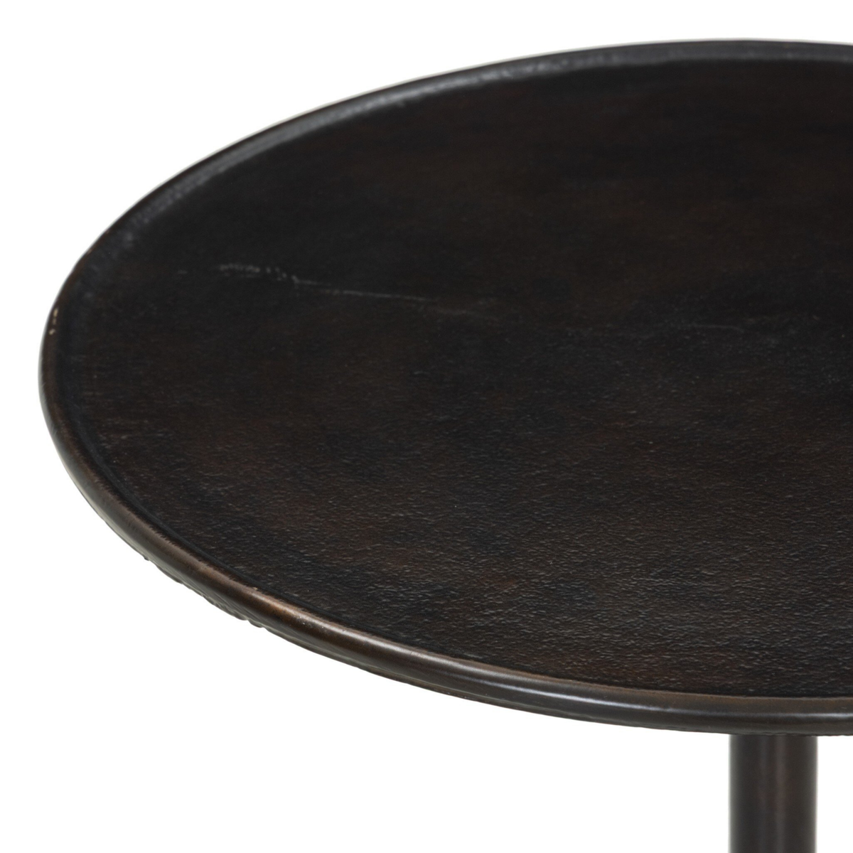 Marlow Matchstick Pedestal Table [Antique Rust]
