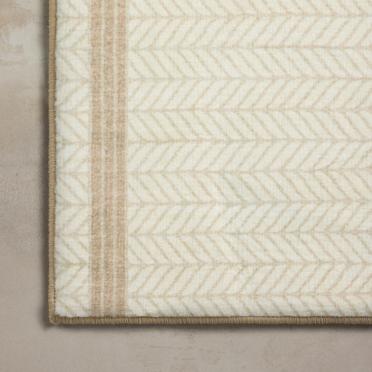 Marvin (Chris Loves Julia × Loloi) MRV-01 Bath Mat [Ivory/Neutral]