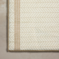 Marvin (Chris Loves Julia × Loloi) MRV-01 Bath Mat [Ivory/Neutral]