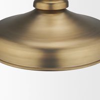 Keller 18"W Antiqued Brass Pendant