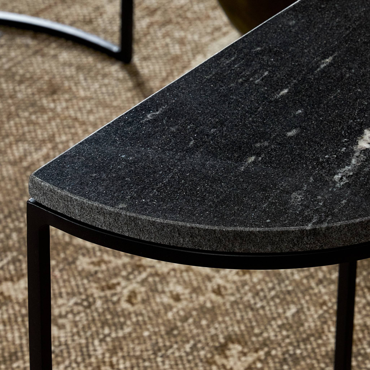 Ane Nesting Table Set [Black Marble]