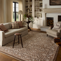Doris (Chris Loves Julia × Loloi) DRS-02 Rug [Tobacco/Ivory]