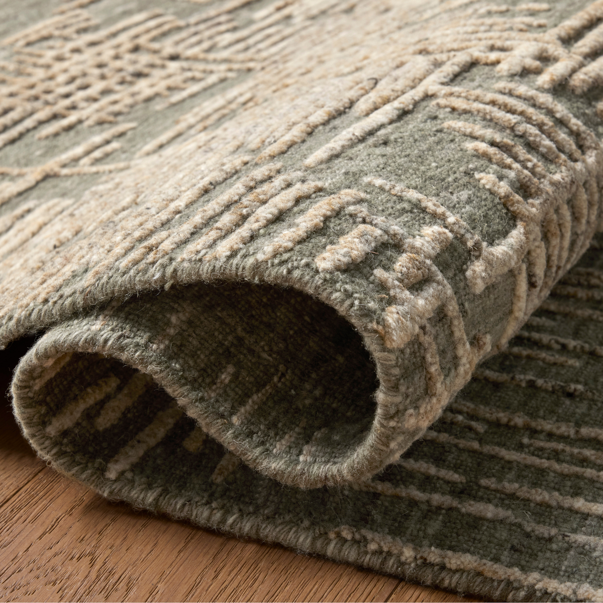 Woodriff WDR-01 Rug [Lagoon/Natural]