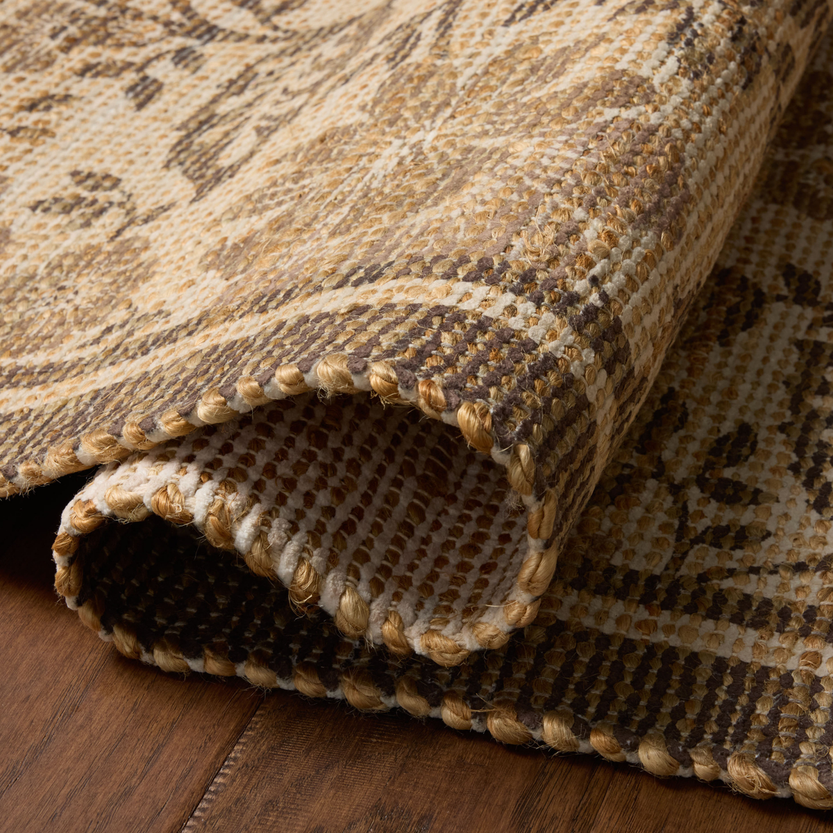 Rue (Chris Loves Julia × Loloi) RUE-03 Rug [Bark/Mocha]