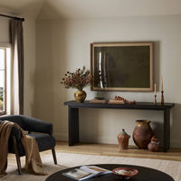 Warby Console Table [Worn Black]
