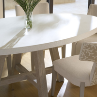 Darya 80" Oval Dining Table