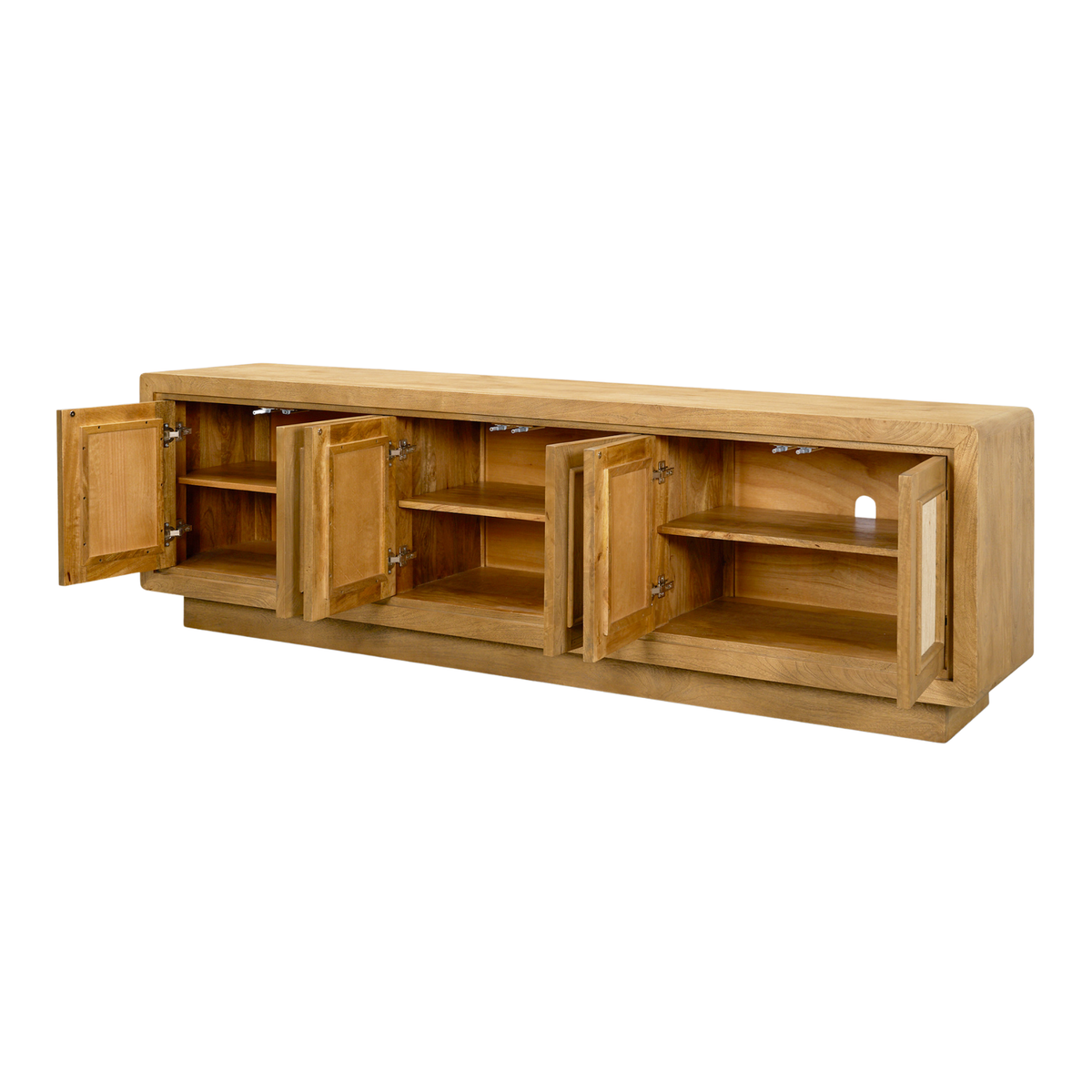 Valterra 6-Door Media Console /w Travertine