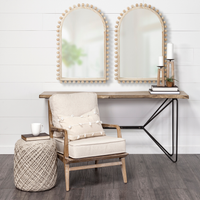 Leeds Arch Wood Mirror [23"W x 35"H]
