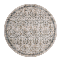 Anniston ANS-01 Machine Washable Rug [Ivory/Stone]