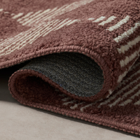Lawrence (Chris Loves Julia × Loloi) LAW-01 Bath Mat [Plum/Ivory]