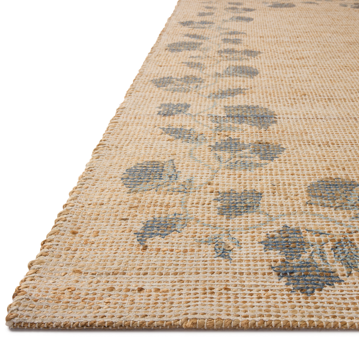Rue (Chris Loves Julia × Loloi) RUE-05 Rug [Natural/Denim]