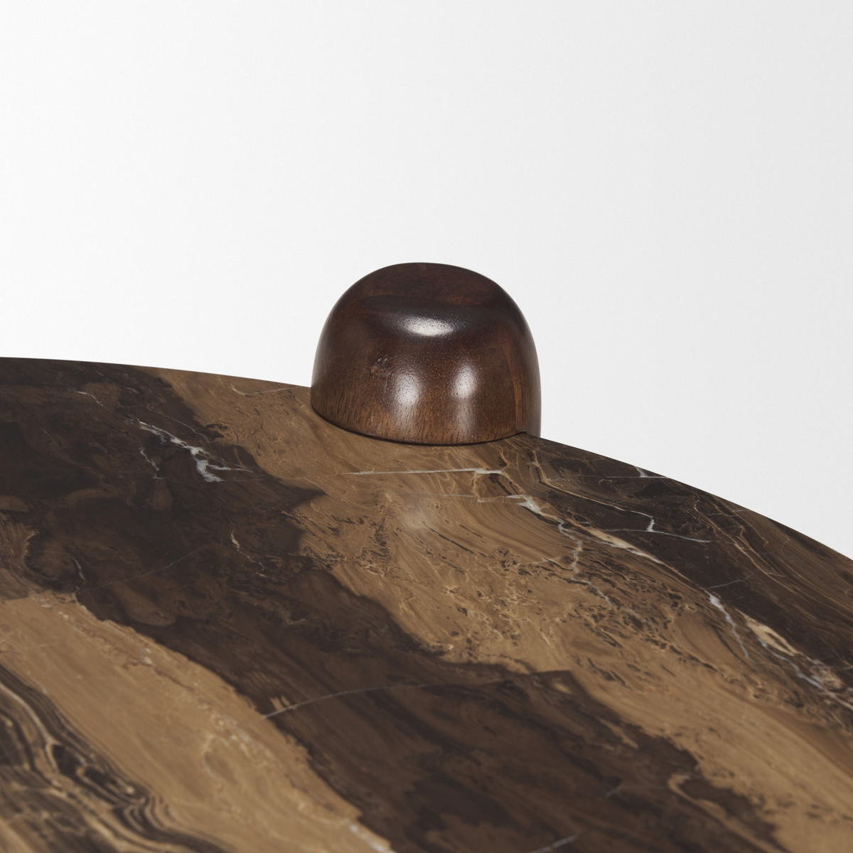 Jovia Marble-Top Side Table