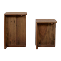 Lucan Reclaimed Wood Nesting End Table Set