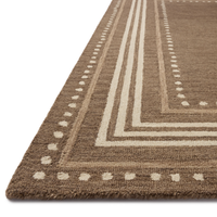 Alfie (Chris Loves Julia × Loloi) ALF-02 Rug [Bark/Natural]