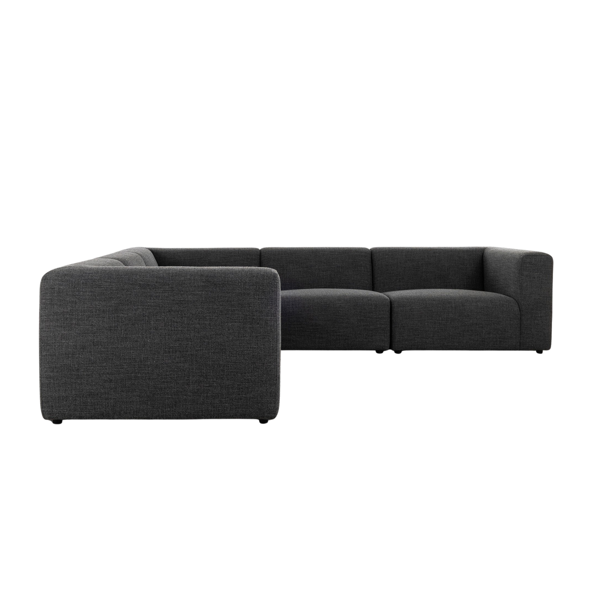 Lawndale 5-Piece Sectional [Saxon Charcoal]