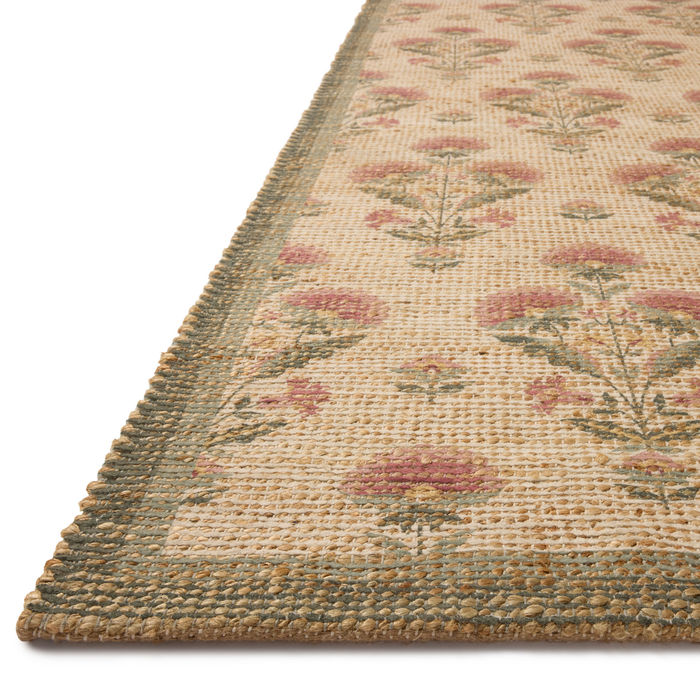 Rue (Chris Loves Julia × Loloi) RUE-01 Rug [Sage/Blush]