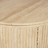 Elara Travertine Coffee Table