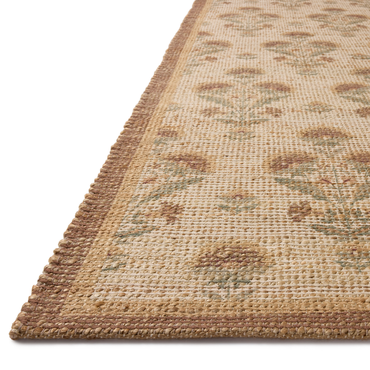 Rue (Chris Loves Julia × Loloi) RUE-01 Rug [Wheat/Sage]