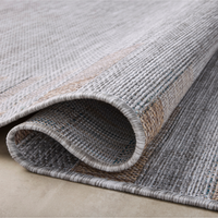 Topanga (Amber Lewis × Loloi) TOP-08 Indoor/Outdoor Rug [Silver/Natural]