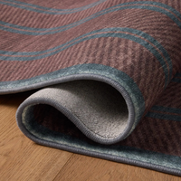 Bobby (Chris Loves Julia × Loloi) BOB-02 Rug [Merlot/Denim]