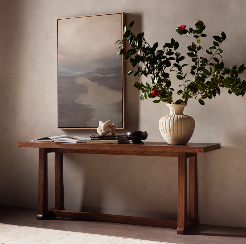 Oren Console Table - Waxed Pine