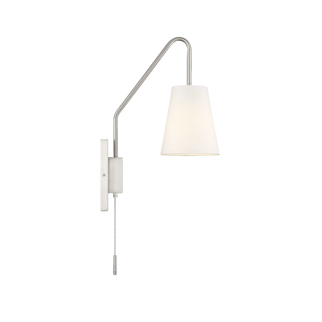 Owen Sconce -  Satin Nickel (Warehouse Sale)