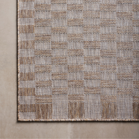 Topanga (Amber Lewis × Loloi) TOP-03 Indoor/Outdoor Rug [Natural/Dove]