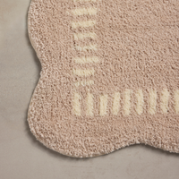 Valerie (Chris Loves Julia × Loloi) VLR-01 Bath Mat [Blush/Ivory]