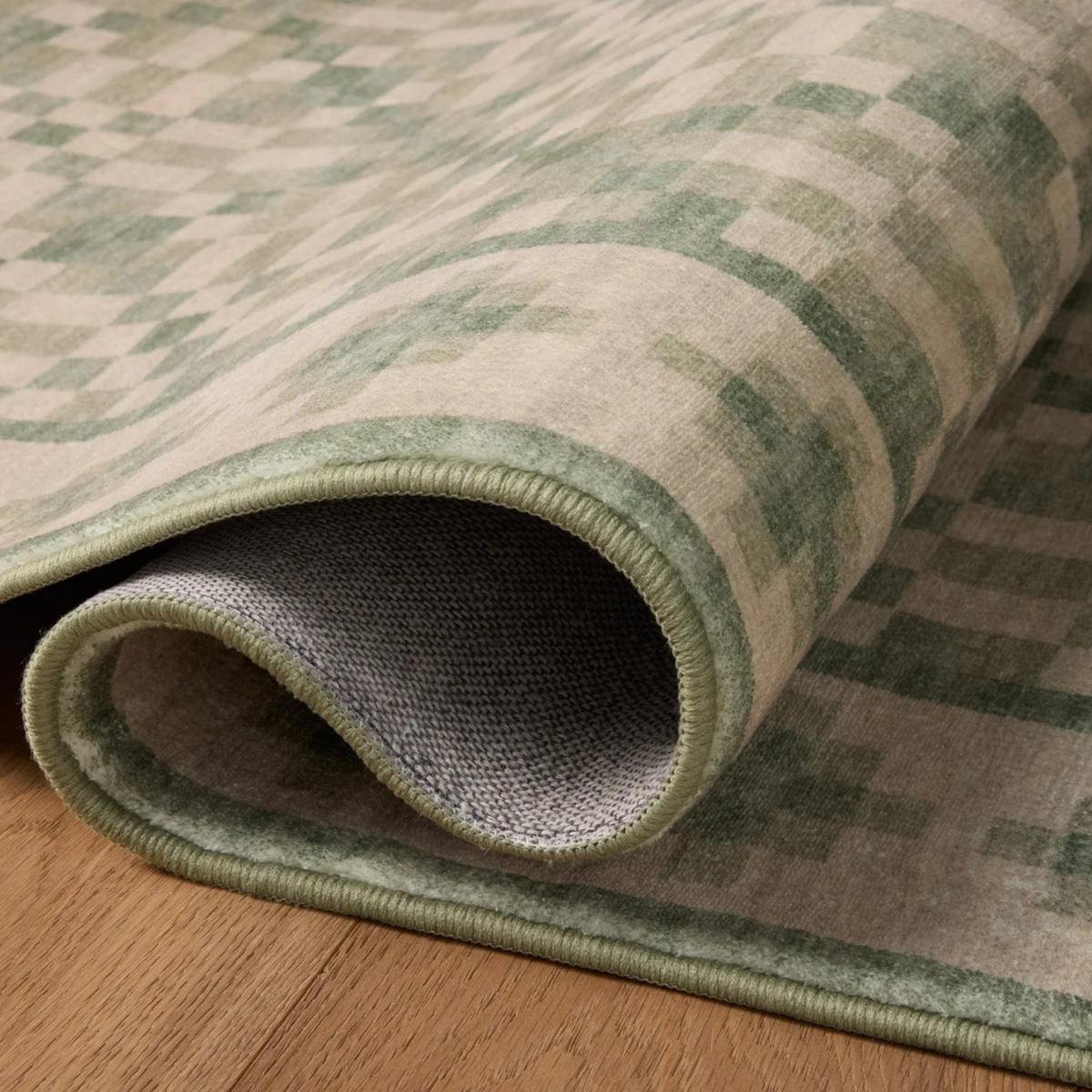 Bobby (Chris Loves Julia × Loloi) BOB-01 Rug [Beige/Green]