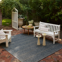 Birch BIR-02 Indoor/Outdoor Rug [Sky/Wheat]