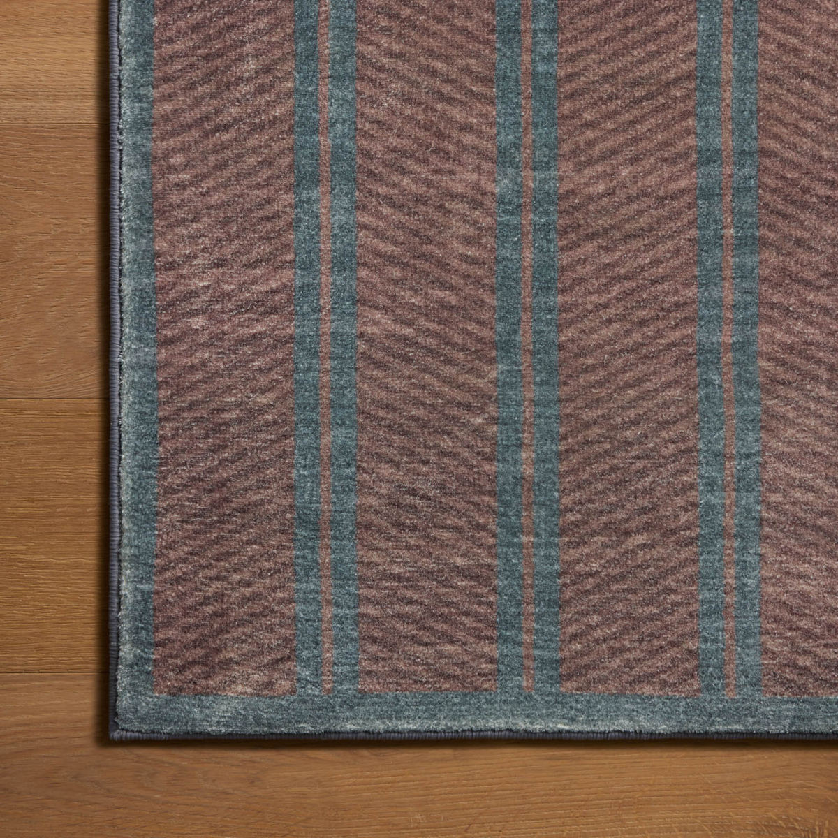 Bobby (Chris Loves Julia × Loloi) BOB-02 Rug [Merlot/Denim]