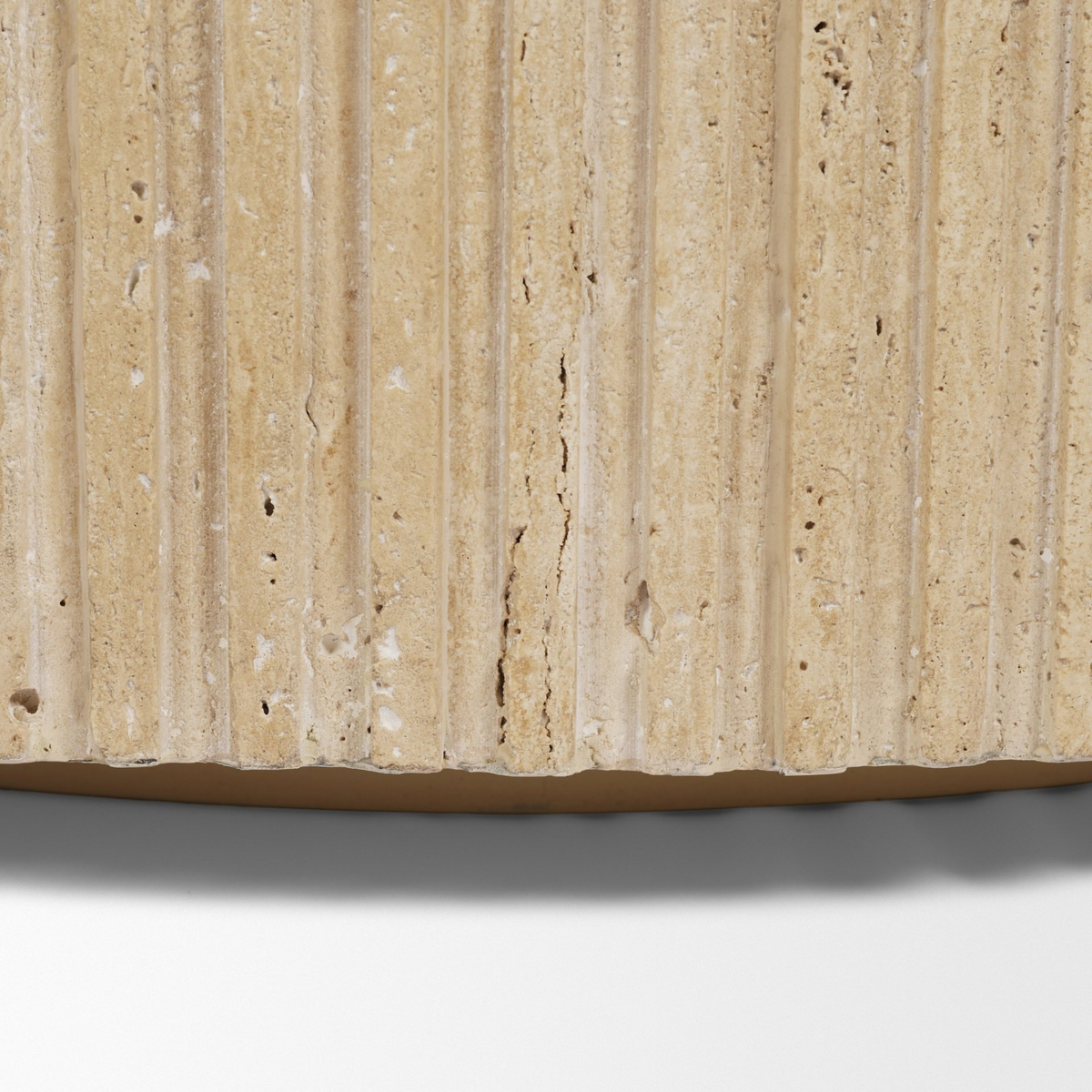 Elara Travertine Coffee Table
