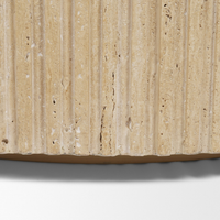 Elara Travertine Coffee Table
