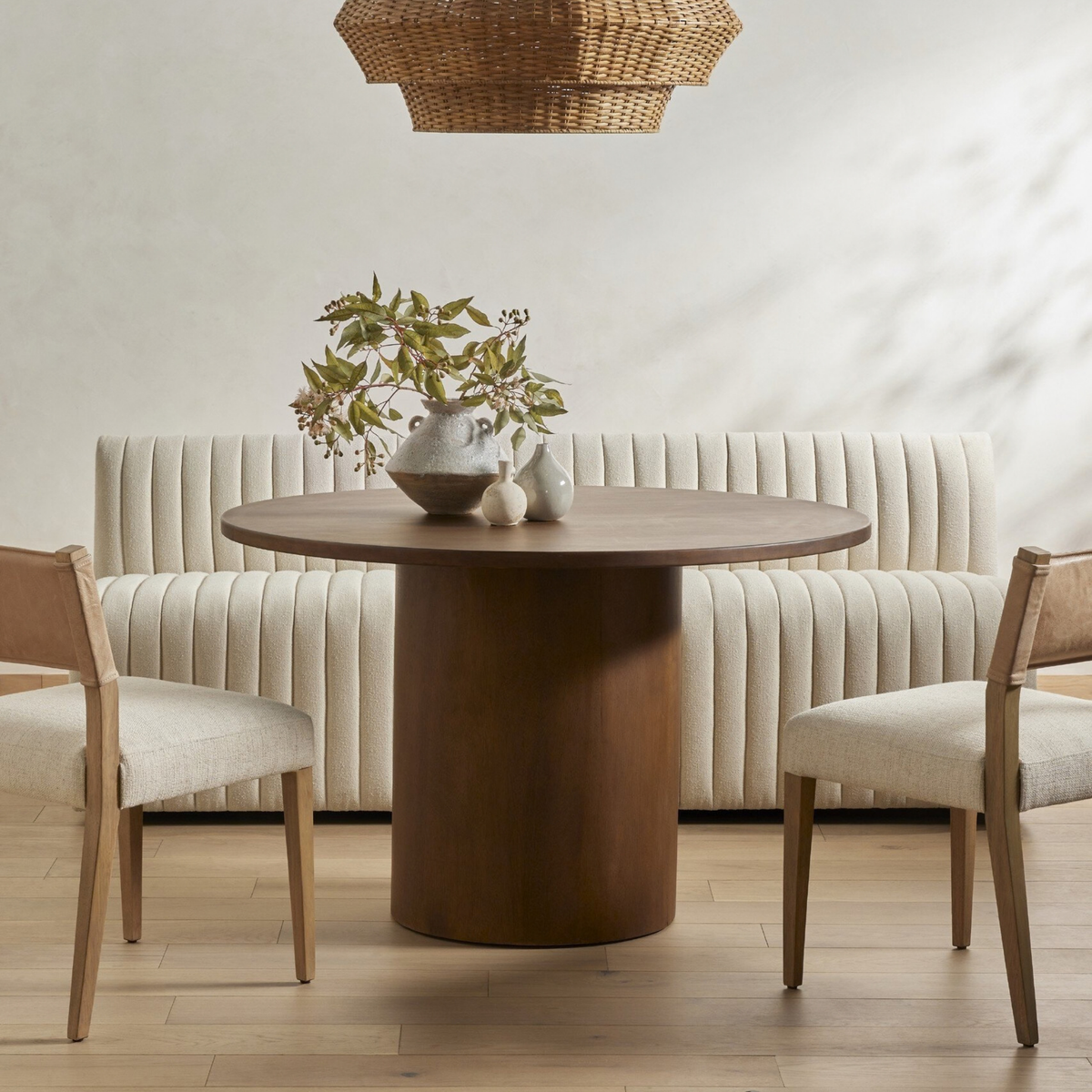 Ferris Dining Chair in Thames Cream