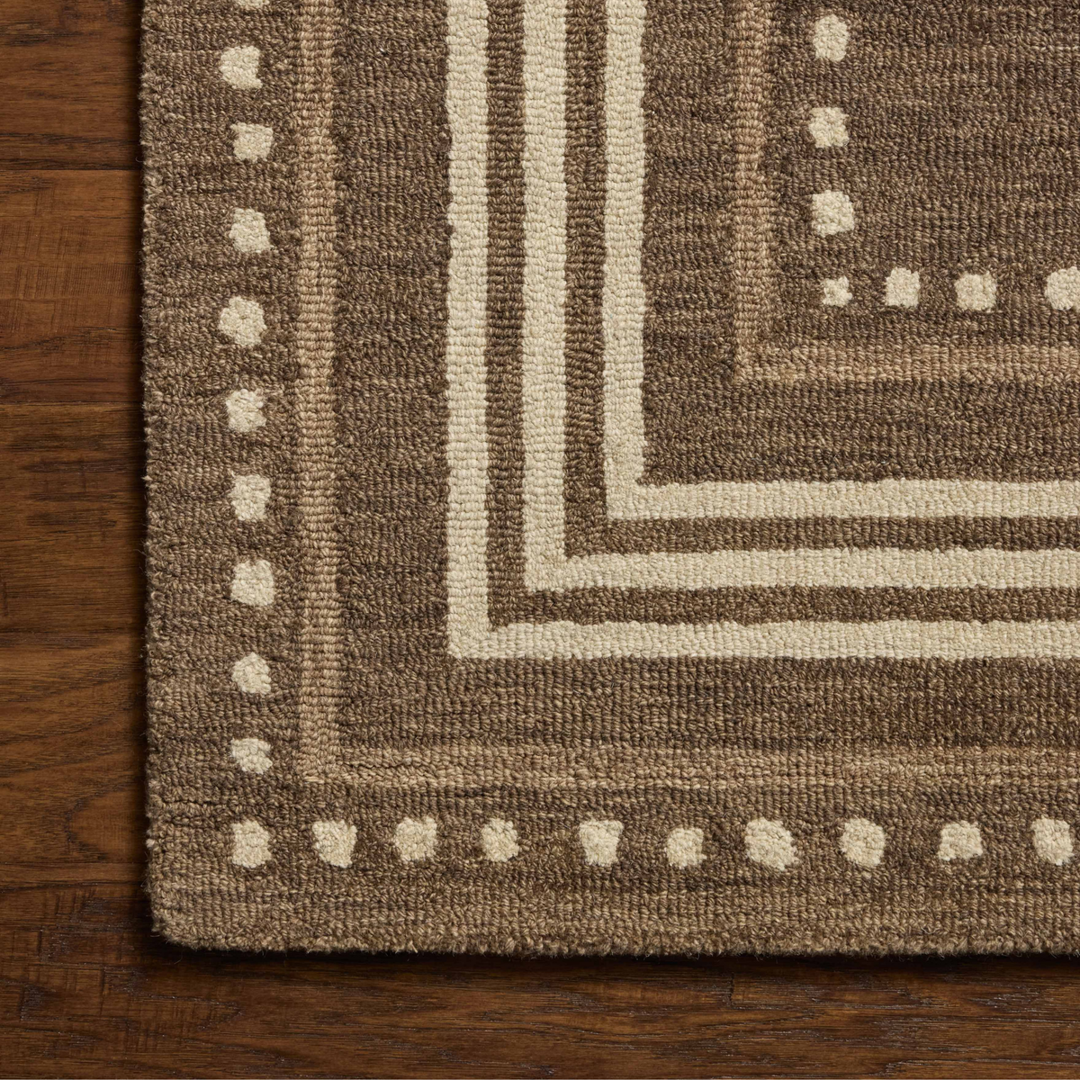 Alfie (Chris Loves Julia × Loloi) ALF-02 Rug [Bark/Natural]