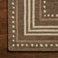 Alfie (Chris Loves Julia × Loloi) ALF-02 Rug [Bark/Natural]