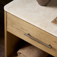 Raleigh Nightstand w/ Marble Top