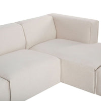 Penny 3 Piece Modular Sectional with Ottoman